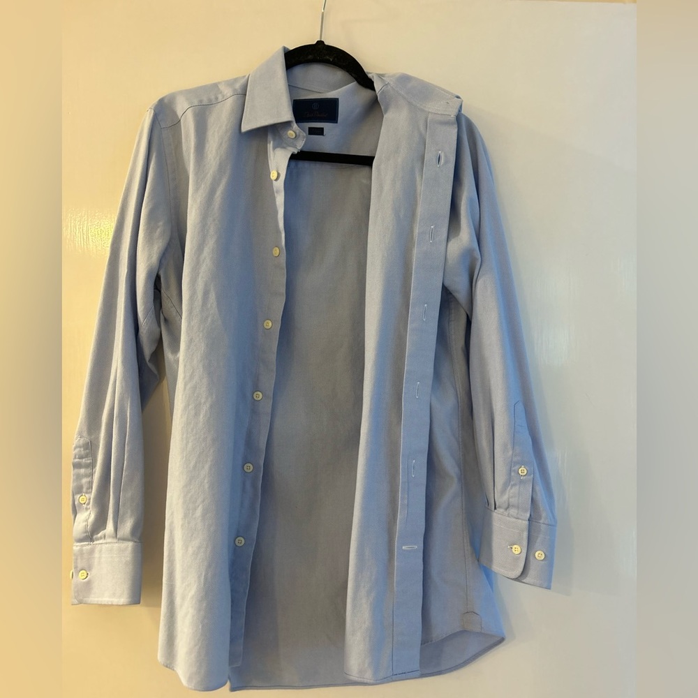 Men’s blue dress shirt
